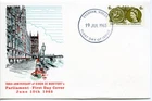 1965 PARLIAMENT PHOSPHOR GREAT BRITAIN QE2 ILLUS. FDC EVESHAM FDI PMK VGC