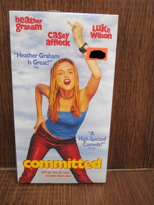 VHS Committed Heather Graham Casey Affleck Luke Wilson NEW SEALED