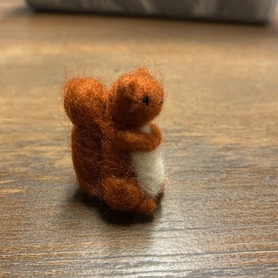 Needle Felted Squirrel