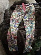 Bluey Girls' Cartoon Multicolor Ankle Leggings