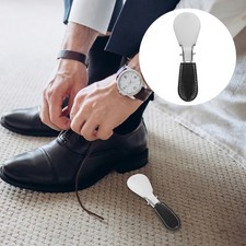 Shoe Horn for Seniors Stainless Steel Folding Shoehorn Extra-long Metal