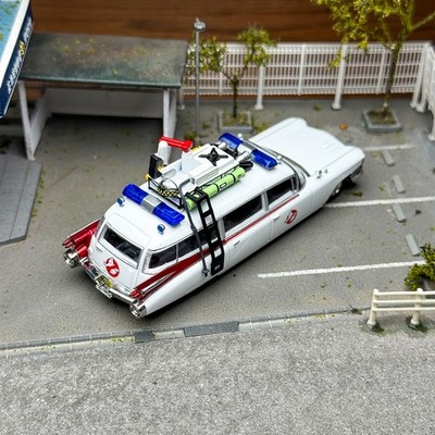 YS 1/64 Cadillac Ghostbusters Ecto-1 Diecast Model | eBay