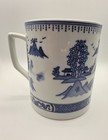 Blue & White Ceramic Pagoda Coffee Mug 12 fl oz — photo 3