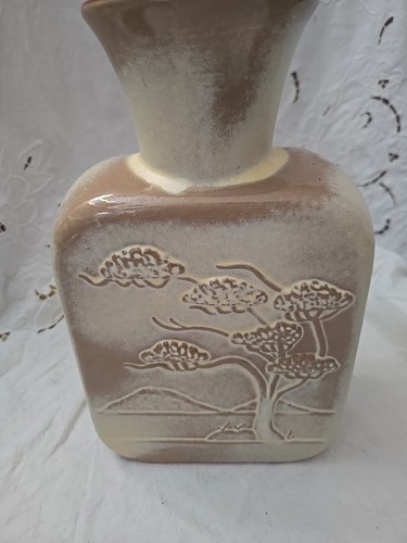 1982 Frankoma Pottery braun beige Bonsai Keramik Vase J.F Joniece Franks signiert - Bild 3 von 11