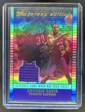 2002-03 Topps Jersey Edition Antonio Davis #JEAD Raptors
