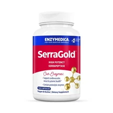 Enzymedica, SerraGold, Supports Recovery, Immune and Cardiovascular System, N...