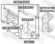 Kits de frein Subaru B9 TRIBECA