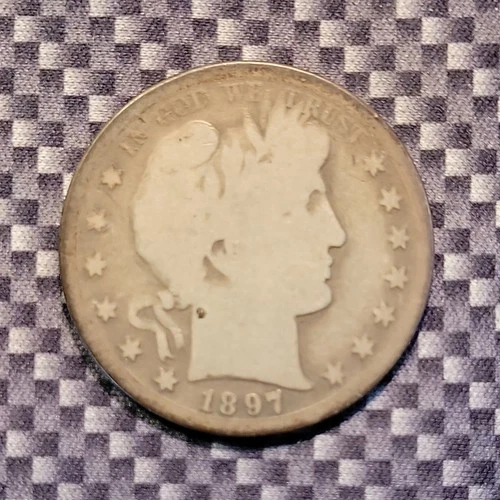 1897-S Barber Half Dollar