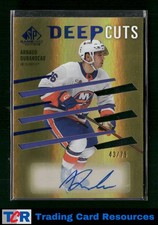 2023-24 SP Game Used #DC-6 Arnaud Durandeau Deep Cuts Auto #/75
