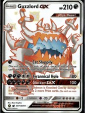Guzzlord GX Shiny Holo Rare Hidden Fates: Shiny Vault SV71/SV94 Darkness Pokemon on eBay