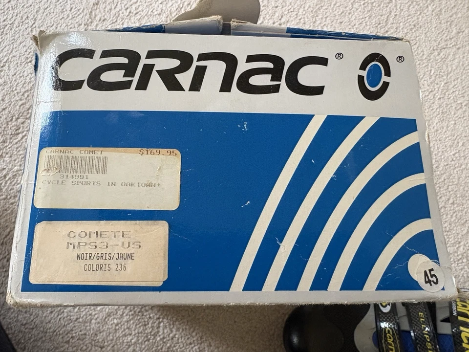 Zapatos de Bicicleta Carnac Comete Talla 45 Usados Pocas Veces, Imperfecciones Cosméticas Foto 2 de 4