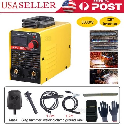 110V 300AMP Mini IGBT ARC Welding Machine Inverter DC MMA Electric Welder Stick