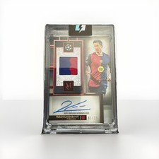 1/25 playerworn patch autograph card Robert lewandowski Topps museum2024/25 set 