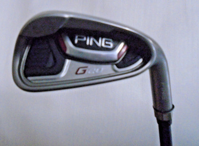 Ping G20 #7 Iron / White Dot / Regular Flex Ping Graphite Shaft and Grip 36''