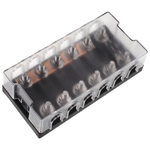 6-Way AMG Mega Fuse Holder 12/48V DC High Current Box for Ships, 6 way  - Bild 2 von 5