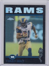 2004 Torry Holt Topps Chrome BLACK REFRACTOR Parallel /100 - #116 Rams
