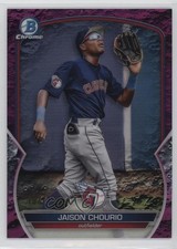 2023 Bowman Chrome Prospects Fuchsia Lunar Crater Refractor Jaison Chourio 0qc1