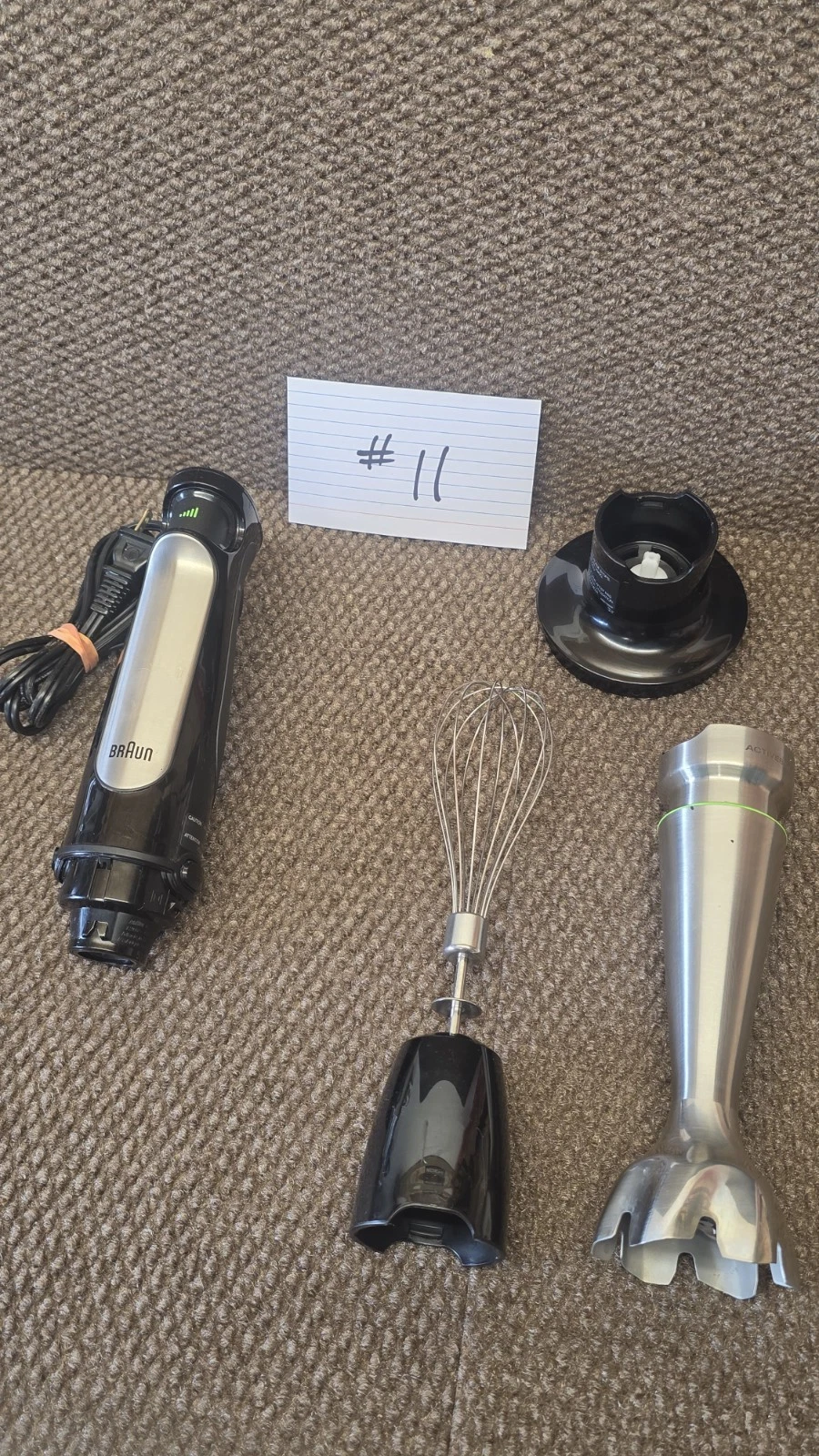 Braun MultiQuick 9 Immersion Hand Blender 1200W 240V Engine w/ Attachments HB701
Opens in a new wind