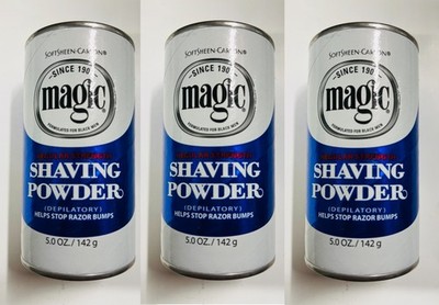 3 x SoftSheen-Carson Magic Regular Strength Rasierpulver 142g.