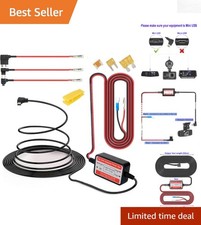 Car Dash Cam Hardwire Kit with Mini USB  Fuse Holders - Easy Installation, 3.2m