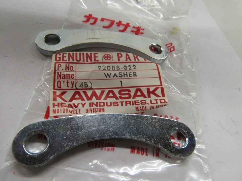 KAWASAKI KZ400 92088-022 ROCKER LOCK WASHER NOS 2 QTY VINTAGE OEM FREE ...