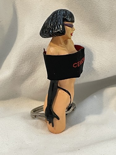 1999 Miniations Schlüsselanhänger ~ erotische halbakt weibliche Figur 3" ~ mit abnehmbarem Oberteil - Bild 3 von 11