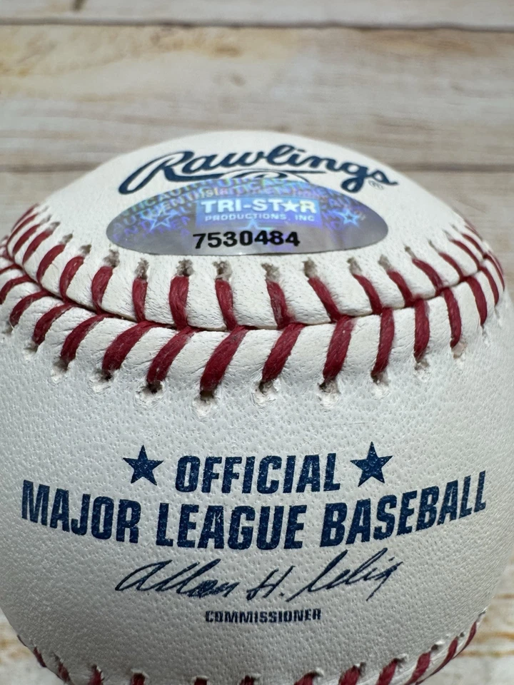 Holograma Tristar de béisbol firmado por Jeff Reardon 7530484 Foto 3 de 4