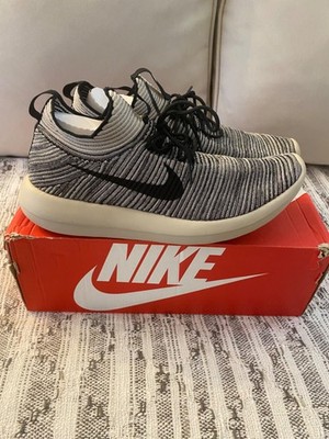 WORN ONCE Mens Nike Roshe Two Flyknit V2 Running Shoes Charcoal Sz 12 918263-200