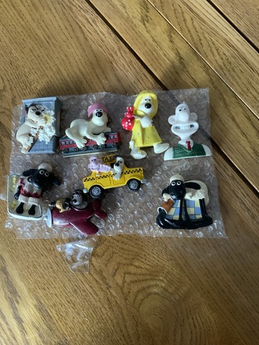Wallace und Gromit Vintage Kühlschrankmagnete 8 Stück