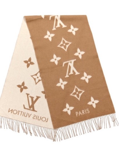 Cashmere Monogram Reykjavik Scarf Sand - Picture 2 of 5