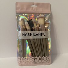 Nashilanfu Makeup Brushes Set 13 Piece Blending Contour Eye Face Tools New
