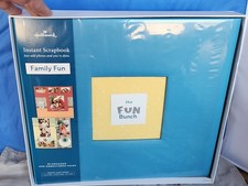 Hallmark Instant Scrapbook Album Family Fun PreDesigned Pages Photo Memories NEW