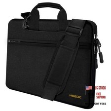 Laptop Shoulder Bag 15 15.6 16 Inch Briefcase, 15-16 inch Black