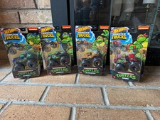 Hot Wheels Monster Trucks 2022 Teenage Mutant Ninja Turtles Set Of 4 1:64 SEALED