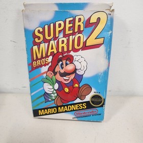 Super Mario Bros. 2 NES Nintendo Complete CIB Authentic & Tested! Rare!