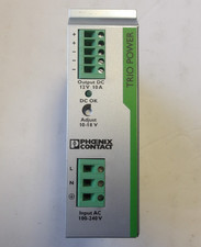 PHOENIX CONTACT P/N:TRIO-PS/1AC/12DC/10 TRIO POWER SUPPLY 120W 10A 12VDC 1PHASE