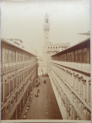 Florenz Uffizien 1875 - Firenze Loggiato Degli Uffizi