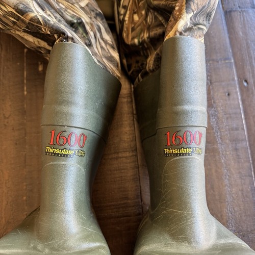 Banded Realtree Max-5 Hunting Fishing Insulated Waders 11 Stout Thinsulate Ultra - Picture 17 of 21