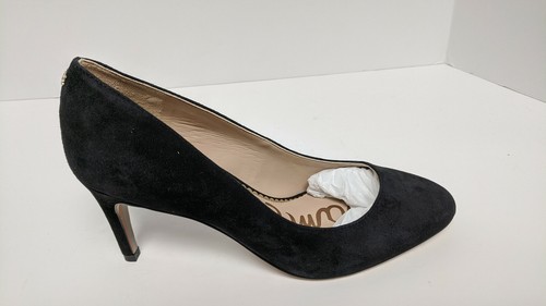 black suede sam edelman heels