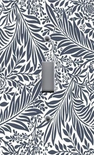 ART NOUVEAU WILLIAM MORRIS LARKSPUR GRAY Light Switchplate Wall Outlet