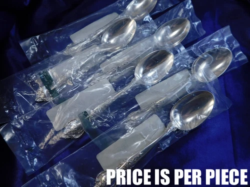 LUNT DELACOURT STERLING SILVER TEASPOON - UNUSED CONDITION