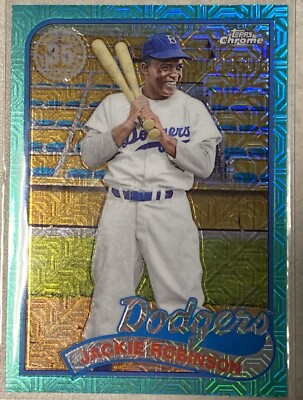 2024 Topps Series 2 Silver Pack Mojo Jackie Robinson Aqua /199 Dodgers ...