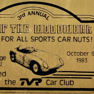 1983 Out Of Woodworks TVR Sport Car Club Show Forest Lodge Warren New Jersey