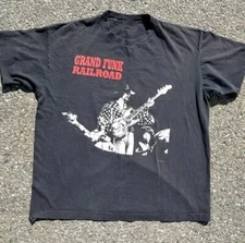 Grand Funk Railroad Tour Retro T-shirt Cotton Unisex Tee S-5XL