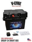 VMAX Group 24 Trolling Motor Smart Battery Box Complete Power Center LED USB-C