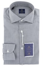 Luigi Borrelli Gray Shirt - Slim - EV06RC132030