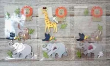 jungle fun stickers sandylion essential lion puffy 3 partial packs unused