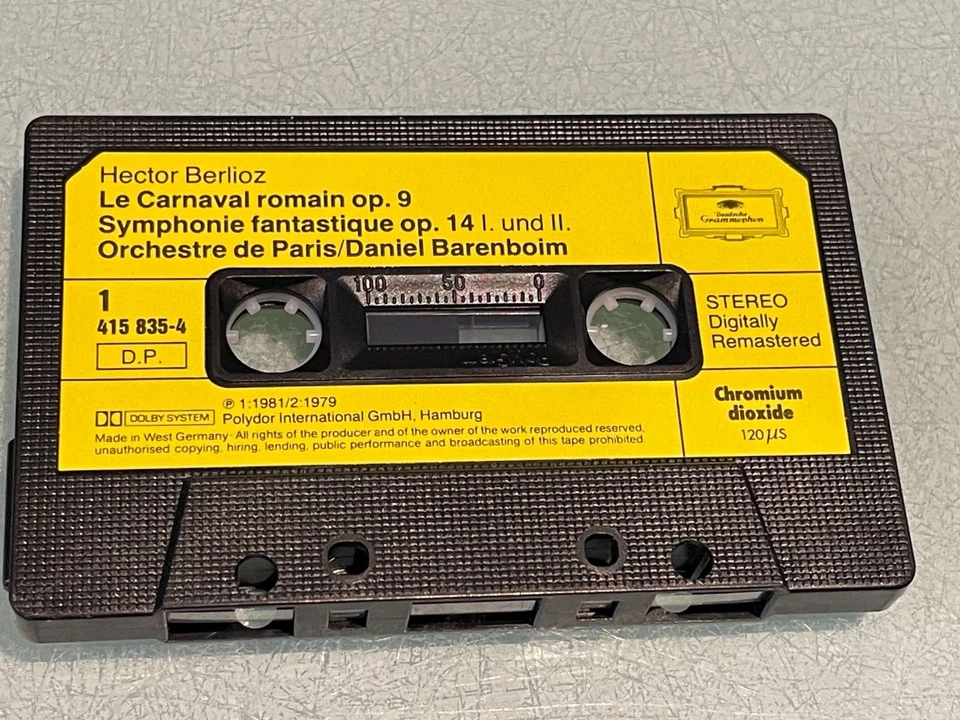 Hector Berlioz - Symphonie Fantastique - Audio Cassette Tape Album - 1979 - Image 4 of 4