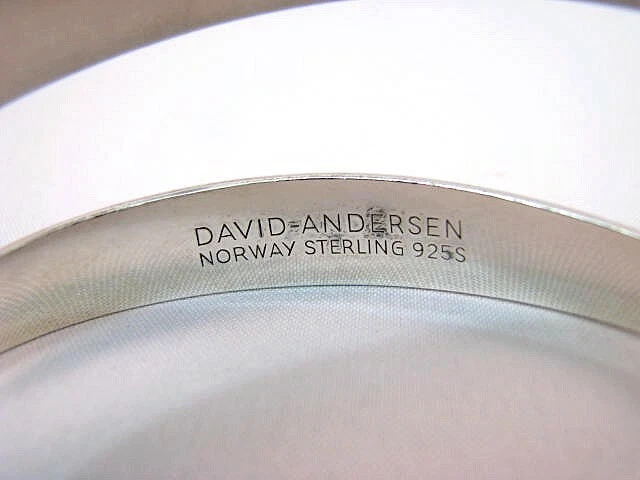 Brazalete David Andersen plata de ley 925 espiral brazalete brazalete alrededor de 1970 Foto 4 de 4