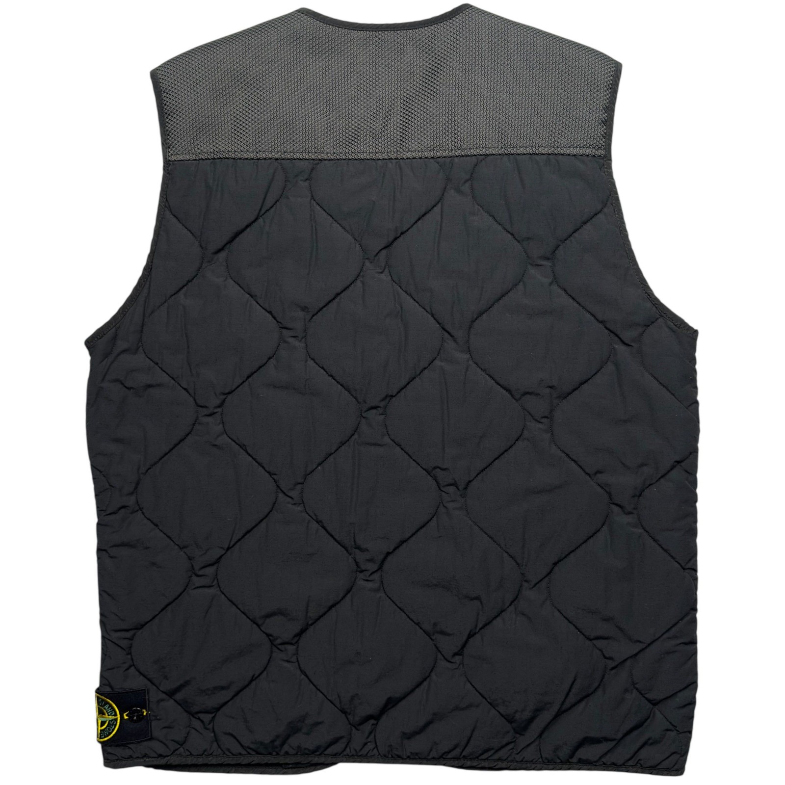 A/W 21 Stone Island Modified Panama 6/3 HT Nylon Mix Fabrics Primaloft Gilet image 3